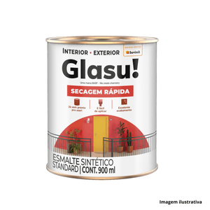 Tinta esmalte sintético br 0,9 lt cinza escuro glasu /ref.53438719