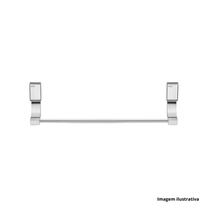 Porta toalha de bastão top cromado - docol /ref.90005337006