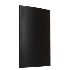 Placa 4x2 cega clean ebony margirius