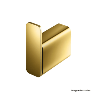 Cabide flat ouro polido docol /ref:960943.