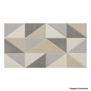 Inserto retificado acetinado mixdecor multicor 32x59cm - incepa