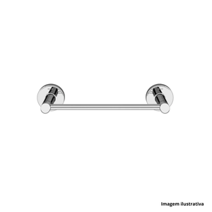 Porta toalha bastao rosto hope cromado  docol/ref:1543506.