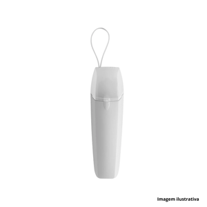 Porta escova de dente portátil dental up branco - ou plásticos /ref.up2000-bcf