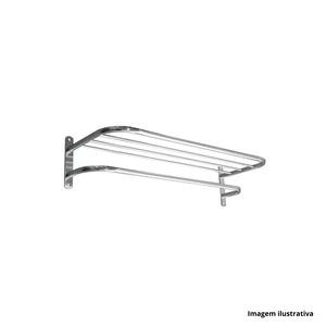 Porta toalha suporte 60cm - sicmol /ref.1380
