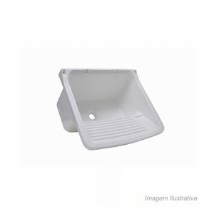 Tanque de pvc 58x52x32cm 23lts cinza claro - astra