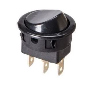 Interruptor tecla 16.101 unip. m9 preto margirius