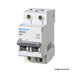 Disjuntor din jw 210e 2x10 3ka - eletromar /ref.e89130