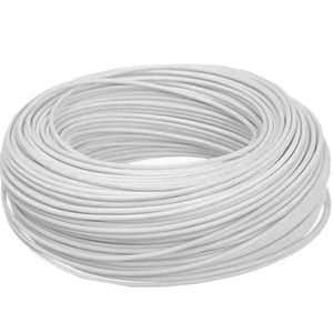 Cabo flexível 1,5mm rolo com 100mts 400/750v branco sil / ref.1,5mm