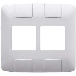 Espelho com 4 módulos aria 4x4 branco - tramontina