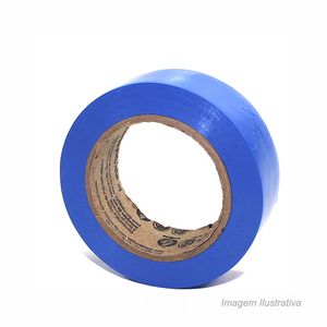 Fita isolante azul 19mmx10mx0,13mm - tramontina