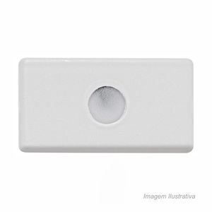 Módulo tampo cego com furo branco - tramontina