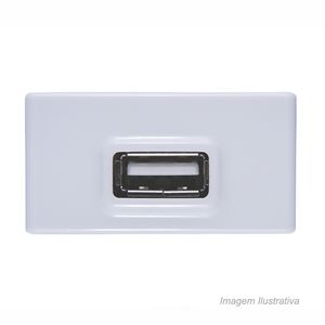 Módulo para tomada usb bivolt branco - tramontina
