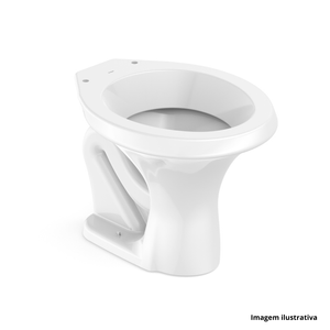 Bacia convencional polido zip 49,5x38,5cm branco incepa /ref. 1463030010100