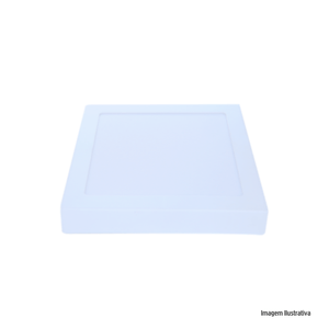 Painel de led pop quadrado sobrepor 18w branco 6500k avant /ref:768101372.
