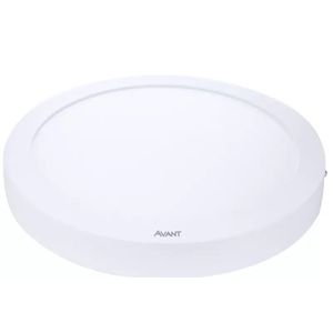 Painel de led pop redondo sobrepor 18w branco 6500k - avant