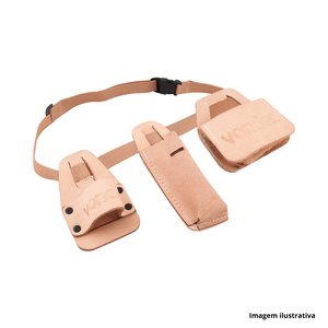 Cinto para carpinteiro em couro/nylon vonder /ref:7019300000.