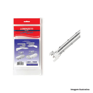 Resistência para chuveiro advanced/top jet 220v lorenzetti/ref:7589078.