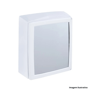 Armário Plástico Versátil Sobrepor 30x11x37 Branco - ASTRA / Ref. A52*BR1