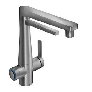 Torneira para cozinha com purificador vitalis grafite escovado - docol