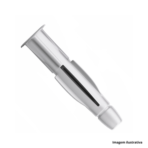 Bucha plástica ideal 10mm branca - sândalo /ref.170110