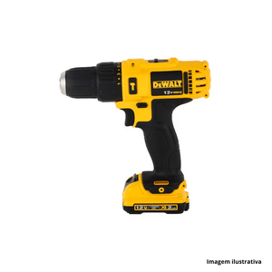 Parafusadeira e furadeira de impacto vvr 3/8" com 02 baterias de 12v dcd716 - dewalt /ref.dcd716d2-br