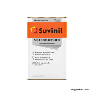 Selador acrílico 18 lt suvinil /ref.53445291
