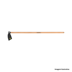 Enxada estreita com cabo de madeira 130cm - tramontina /ref.77218654