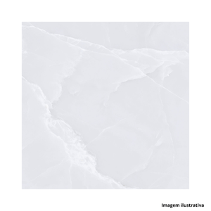 Porcelanato retificado max bianco onice 71x71cm polido castelli