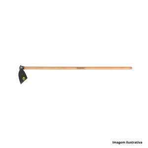 Enxada com cabo de madeira 130cm - tramontina /ref.77214654