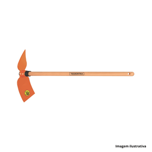 Sacho enxadinha coração com cabo de madeira 60cm - tramontina /ref.77800/201