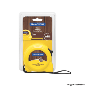 Trena 7,5 metros amarelo - tramontina /ref:43166/375.