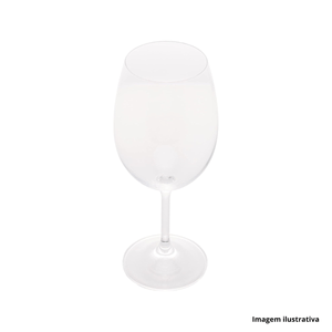 Taça para degustação de vinho cristal 450ml - lyor