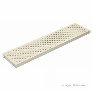Grelha para piso aquapiso 13x50cm areia - tigre