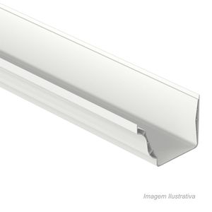 Calha aquapluv style 3mts branco - tigre