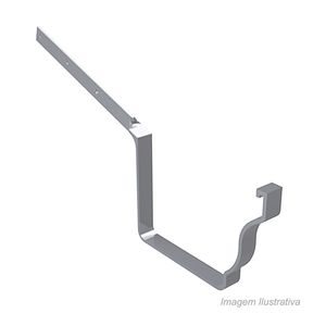 Suporte metálico dobrado aquapluv style branco - tigre