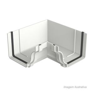 Esquadro interno aquapluv interno branco - tigre