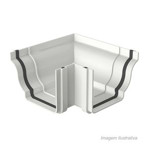 Esquadro externo aquapluv style branco - tigre