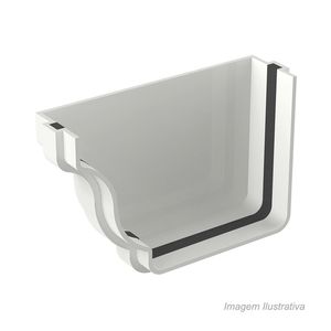 Cabeceira esquerda aquapluv style branco - tigre