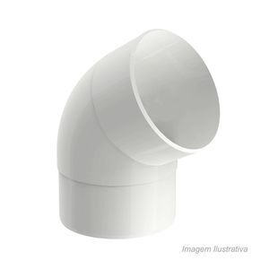Joelho aquapluv style circular 60 branco - tigre
