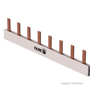 Barramento monofásico para 8 disjuntores 80a 440v - tigre