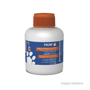 Adesivo plástico para pvc frasco 175g - tigre