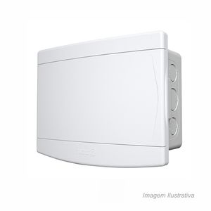 Quadro de distribuição para 6/8 disjuntores embutir - tigre