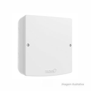 Caixa de passagem elétrica cpt15 sobrepor branco - tigre