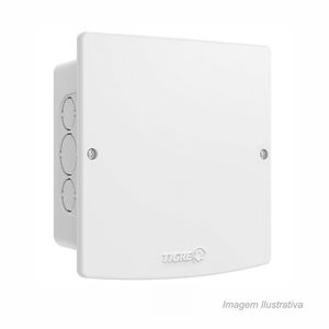 Caixa de passagem elétrica de parede cpt15 branco embutir - tigre