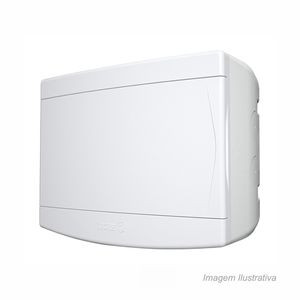 Caixa de distribuição para 6/8 disjuntores sobrepor - tigre