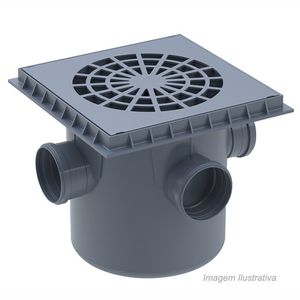 Caixa pvc de areia dn100 tigre c/tampa