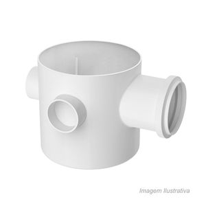 Corpo de caixa sifonada 100 x 100 x 50 mm tigre