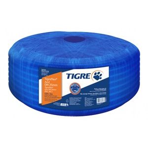 Mangueira corrugada 1 azul 25mts - tigre