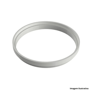 Porta grelha redonda para grade redonda 150mm  branco tigre / ref:27621163.