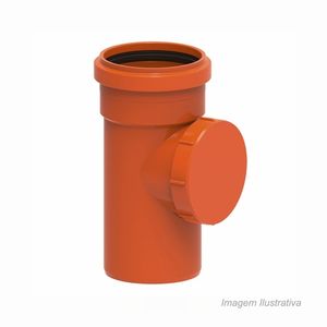 Tee de esgoto redux 75x75 - tigre